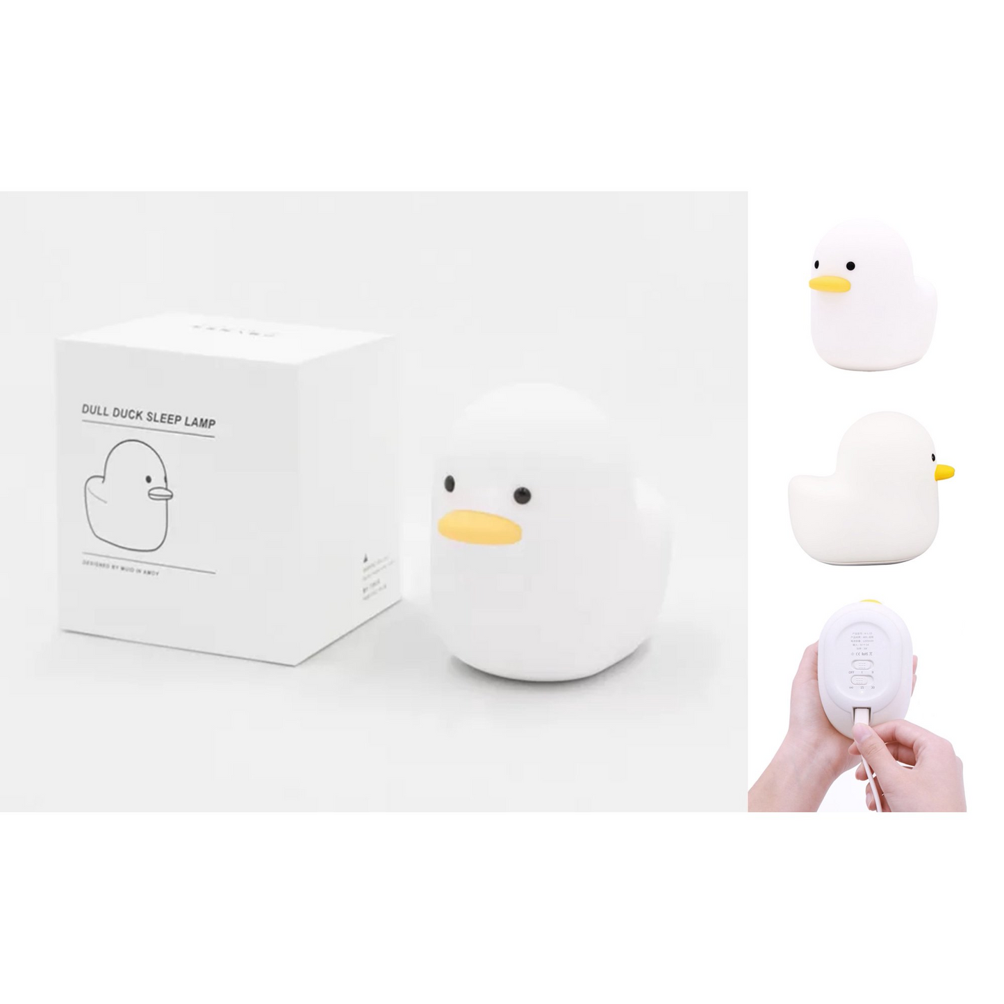 Dull Duck Sleep Lamp – Schattige Silicone Nachtlamp