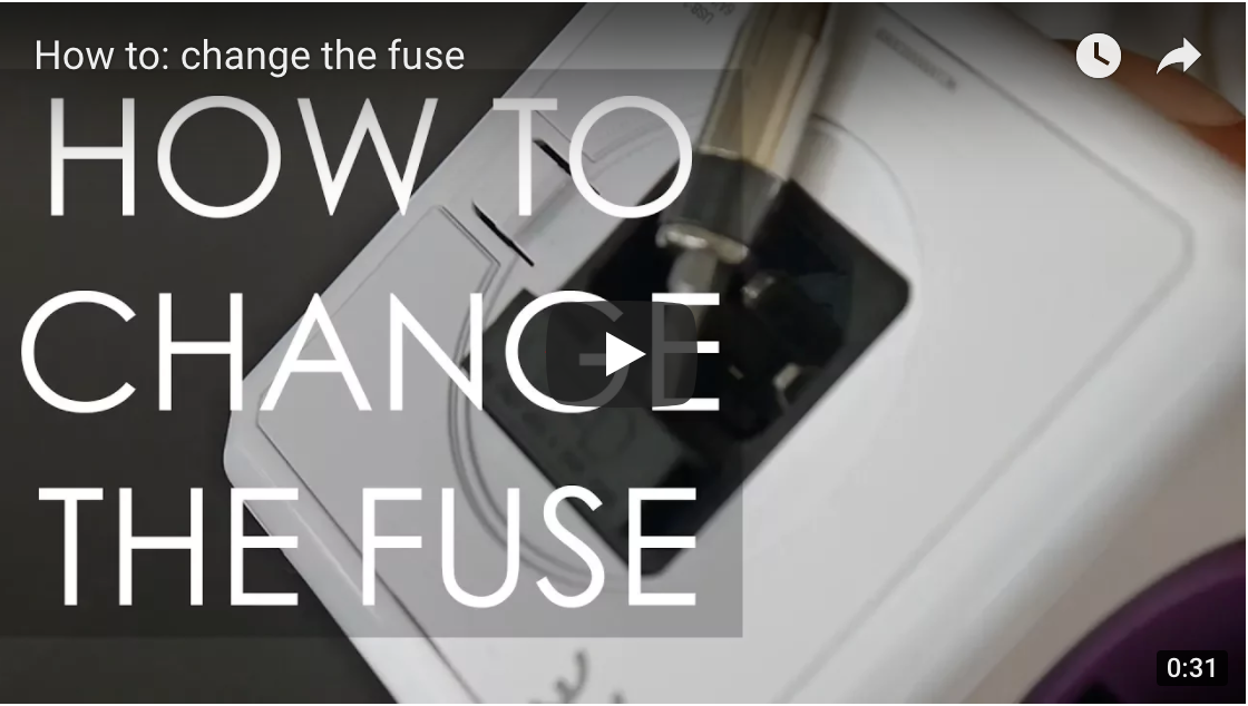 How to: Change the fuse – DesignNest Europe