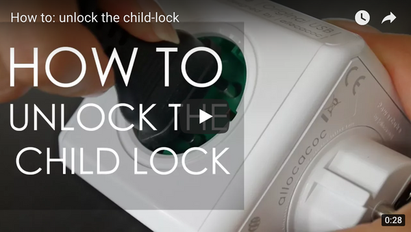 Unlock childlock from PowerCube