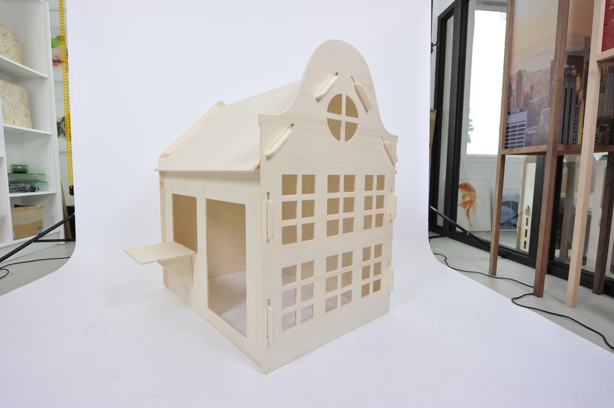 Playhouse wood Durable Wood, Screwless Assembly, A-Grade Birch Plywood.