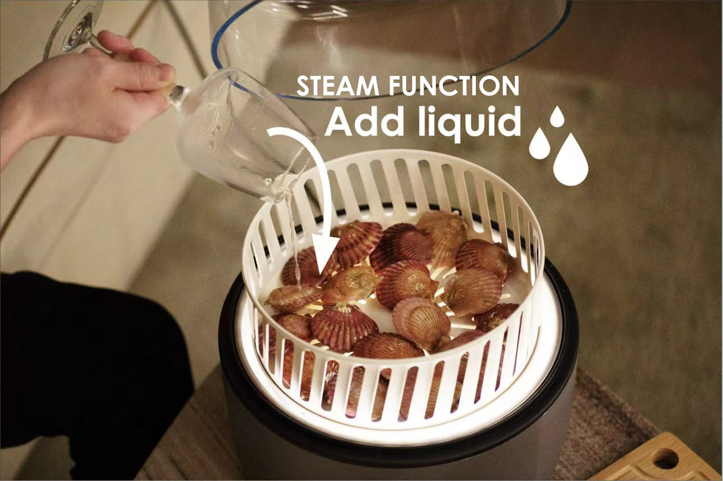 AirFry +Steam & Grill  3-in-1