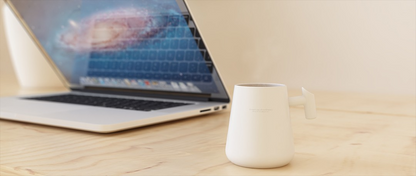 DropCup – 290ml Ceramic Mug, Water-Drop Design, Microwave & Dishwasher Safe