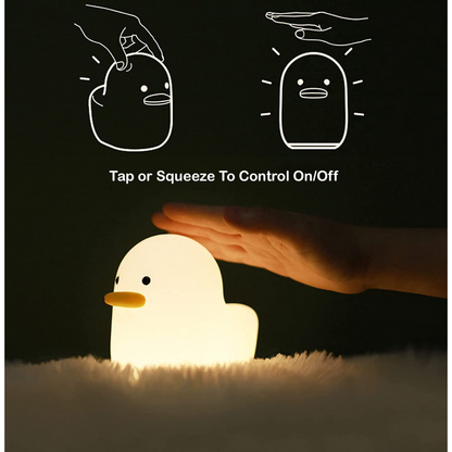 Dull Duck Sleep Lamp – Schattige Silicone Nachtlamp