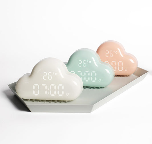 AlarmClock Cloud MUID - Digitale LED Display Wekker met Temperatuur weergave