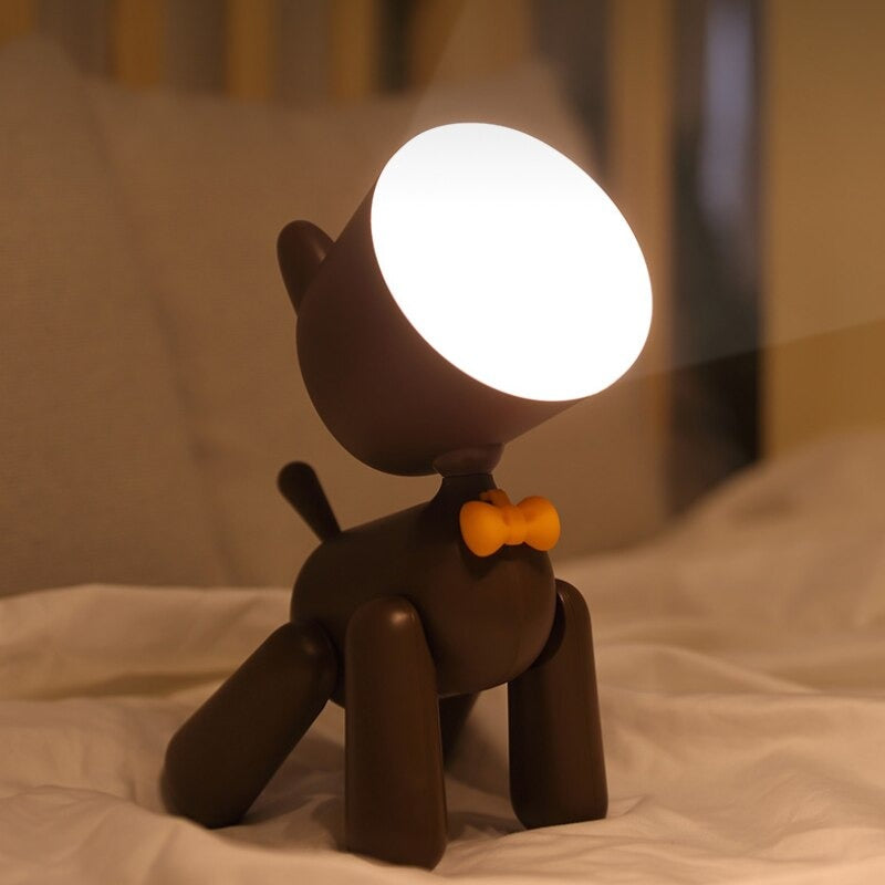 Puppy Nachtlamp – Waggy Puppy LED Lamp Oplaadbaar & Verstelbaar