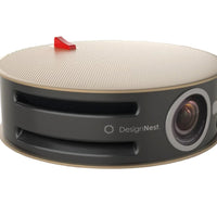 Projector Circle - Mini Projector with WiFi & HDMI, 1080p HD, 280 Lumens, 8GB Storage, 30,000 Hours LED Life
