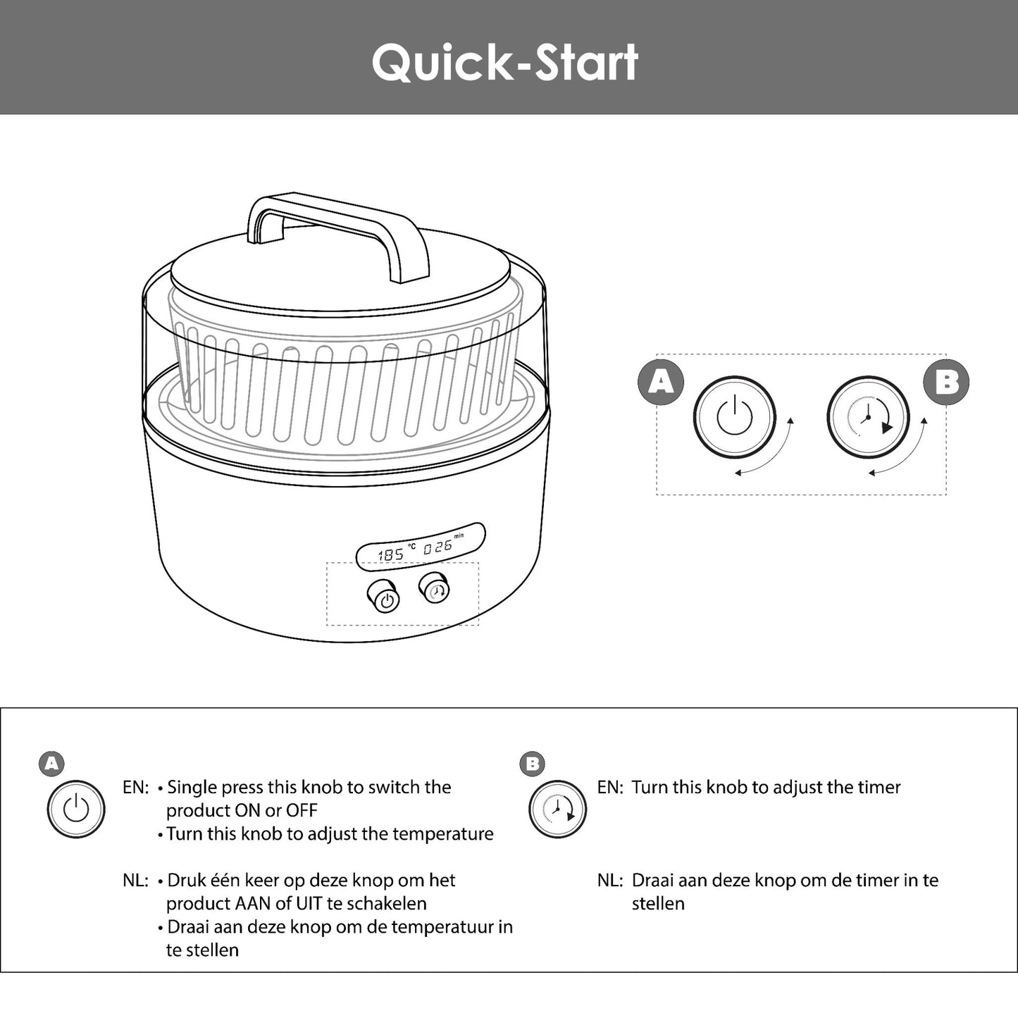 AirFry +Steam & Grill  3-in-1