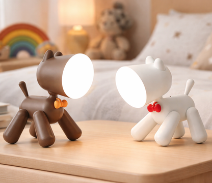 Puppy Nachtlamp – Waggy Puppy LED Lamp Oplaadbaar & Verstelbaar