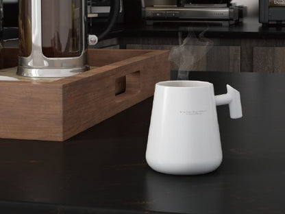 DropCup – 290ml Ceramic Mug, Water-Drop Design, Microwave & Dishwasher Safe