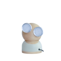Mr. watt goggle lamp detachable head, rechargeable battery, and touch-sensitive dimmer for whimsical elegance