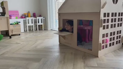 Playhouse wood Durable Wood, Screwless Assembly, A-Grade Birch Plywood.