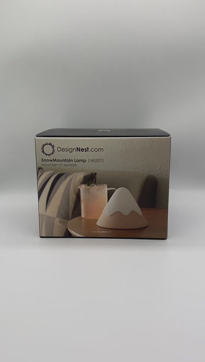 Snow Mountain Lamp – Unieke Nacht Lamp met Knijp functie geïnspireerd op Mount Fuji