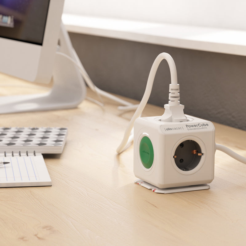 Electricity Monitor-4 outlet Plug-PowerCube – DesignNest Europe