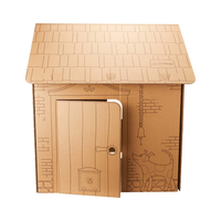 AnnaHouse - Kids' Paintable Playhouse with Modern Design for Creative Fun