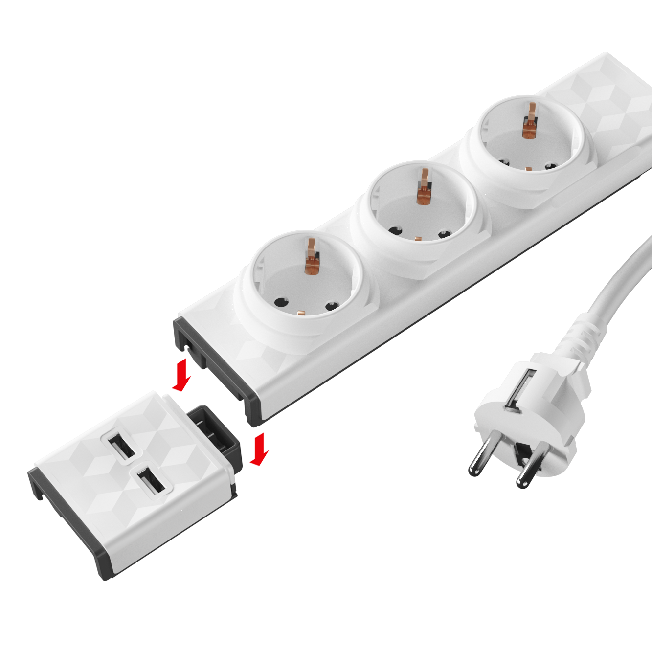 PowerStrip |Modular| by Allocacoc – DesignNest Europe