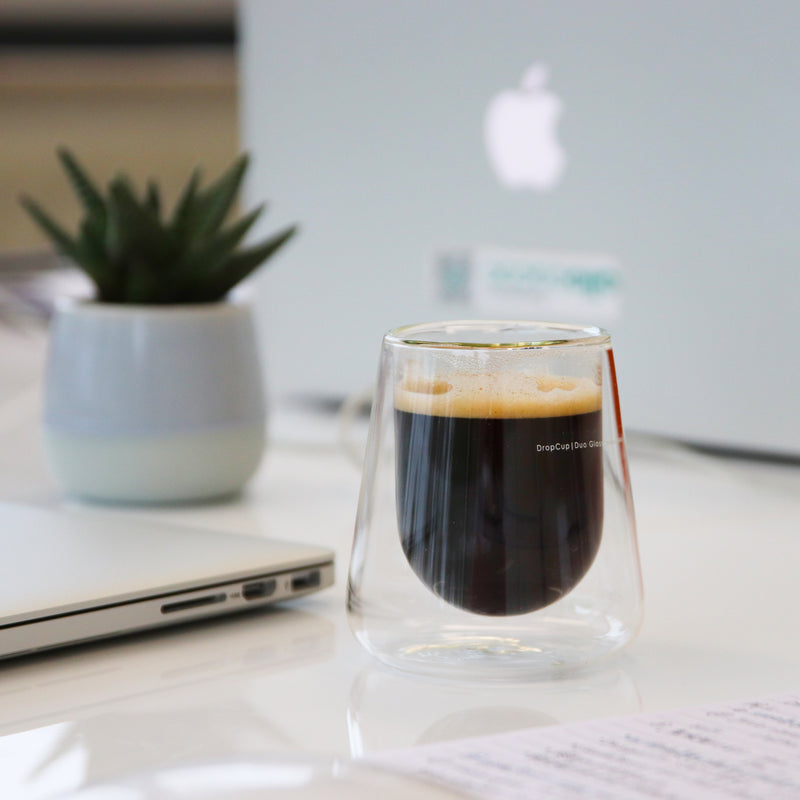 Double Wall Floating Coffee Glass For Coffee And Espresso (one cup