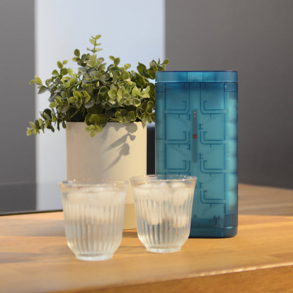 modern BPA free blue 12 ice cubes tray 