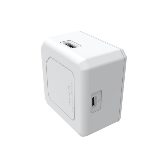 PowerUSB |PD|: 4-Port USB Charger with USB-C PD Port - Fast Charging for Multiple Devices