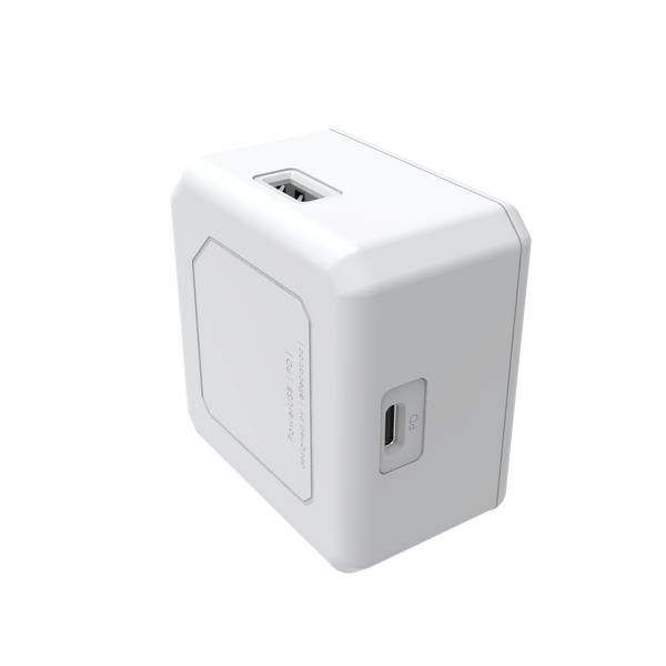 PowerUSB |PD|: 4-Port USB Charger with USB-C PD Port - Fast Charging for Multiple Devices