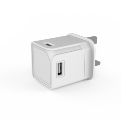 USB-Cube Original: Compact 4-port USB-A hub with high-speed data transfer and smart charging capabilities, featuring a sleek and modern design