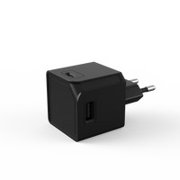 "USBcube Original by DesignNest featuring 3 USB-A ports and 1 USB-C port, in a compact and sleek design."
