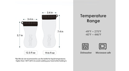 FlipBottle Bapa - Durable Flip-Top Water Bottle for Easy Hydration On-The-Go