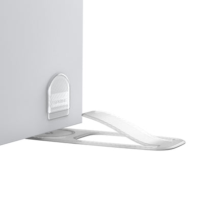 DoorStop SPRING – Compact Door Holder, No Drilling, Adhesive Mount, 42g, 3M Tape