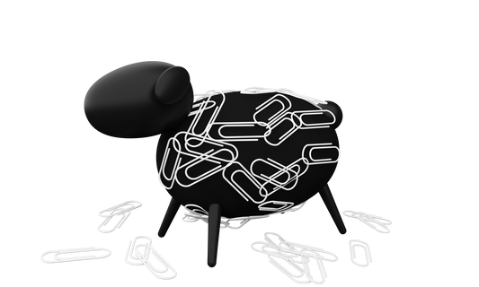 Sheepi Magnetic Paperclip Holder - Allocacoc Europe Online Store