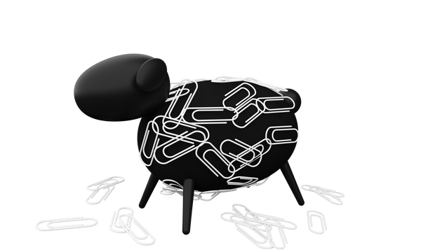 Sheepi Magnetic Paperclip Holder - Allocacoc Europe Online Store